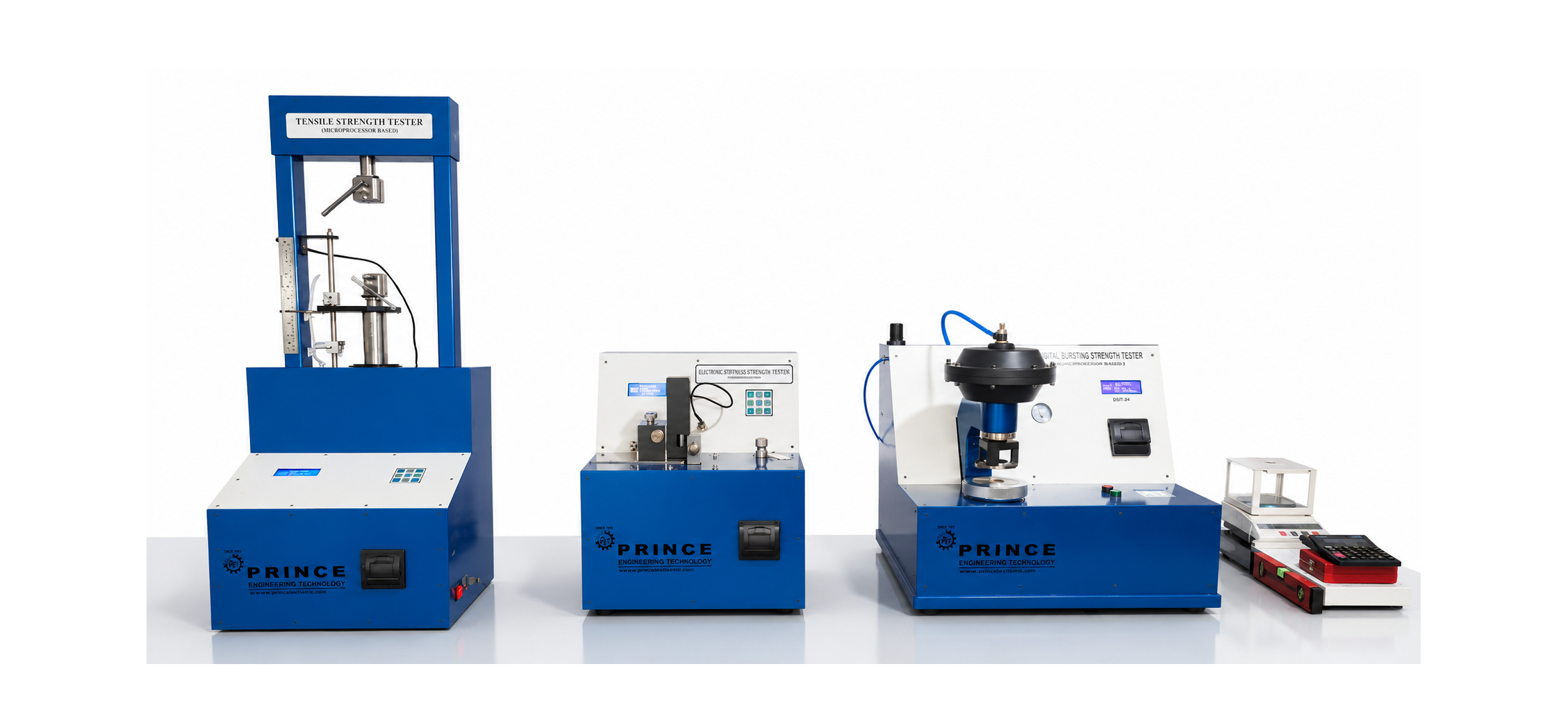 Tensile strength tester in lab